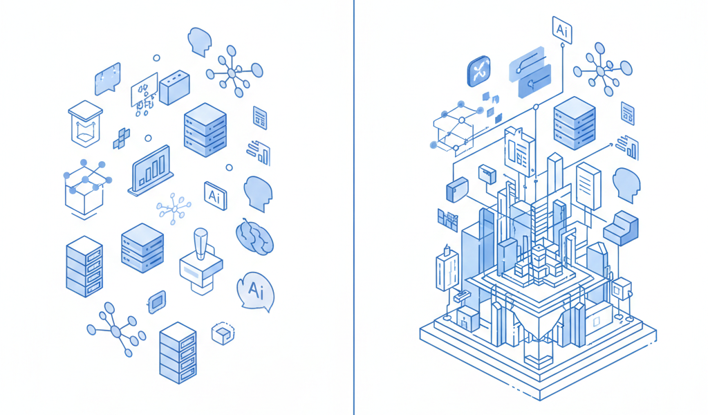 Scattered vs Structured